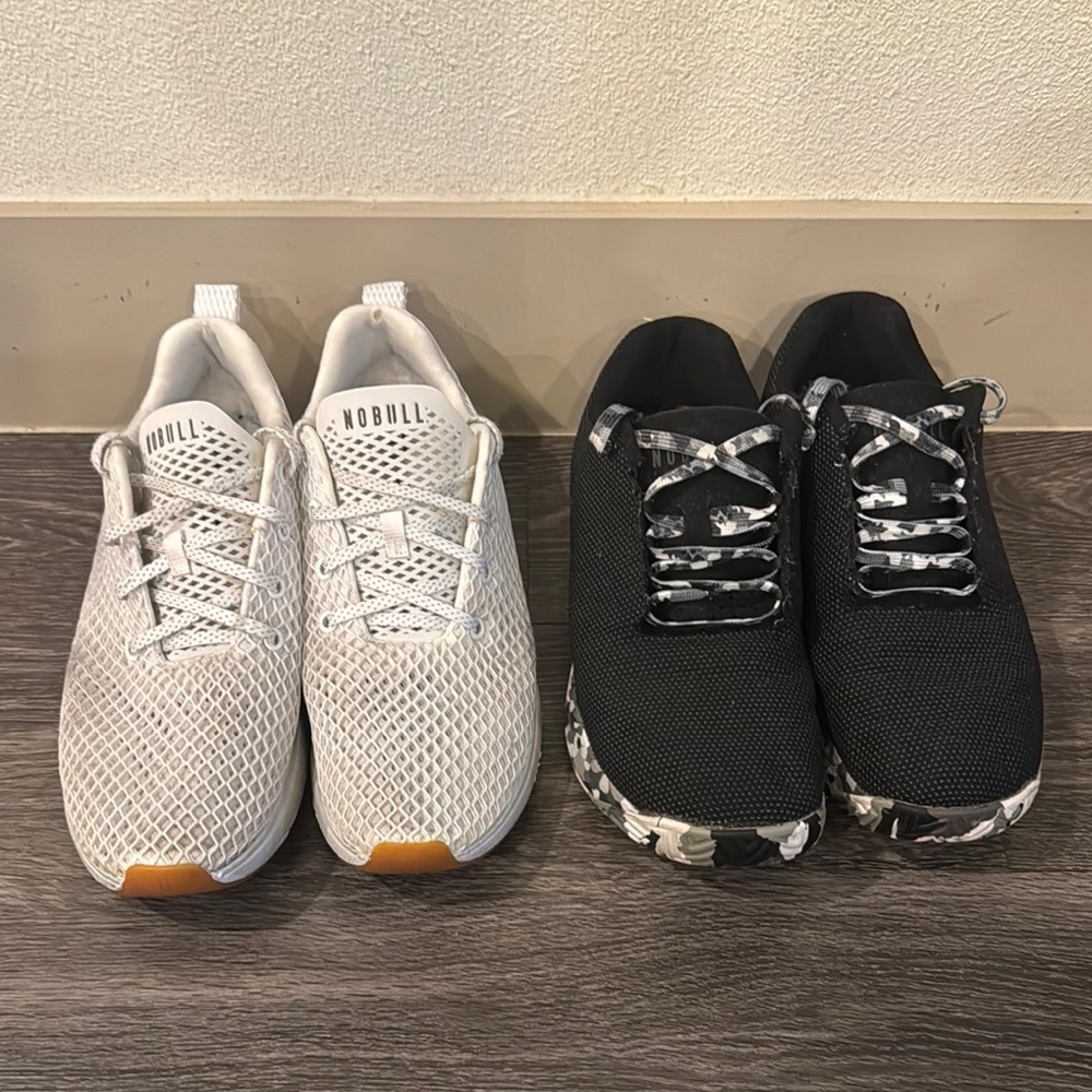 NOBULL White and Black Sneakers Set